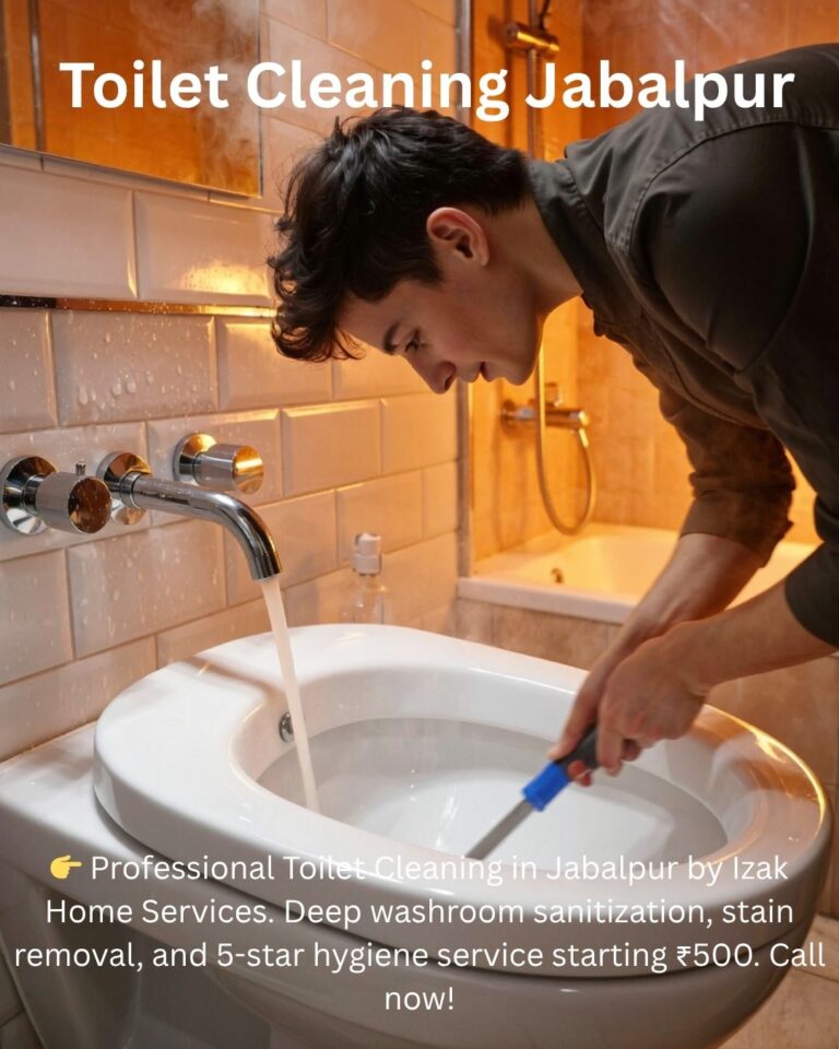 Professional toilet cleaning Jabalpur – sparkling & hygienic bathroom