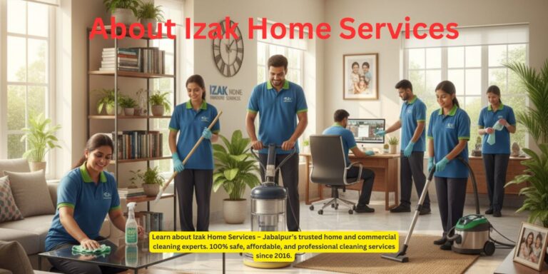 about izak home services team cleaning home in jabalpur