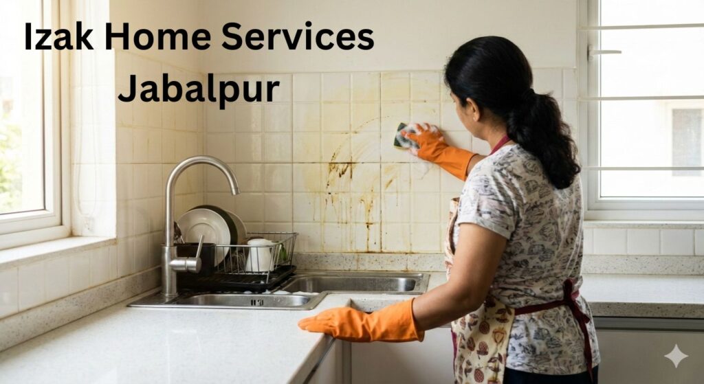 Rasoi Ki Tiles Par Lagi Chiknai Hatane Ka Aasan Tarika | Izak Home Services Jabalpur