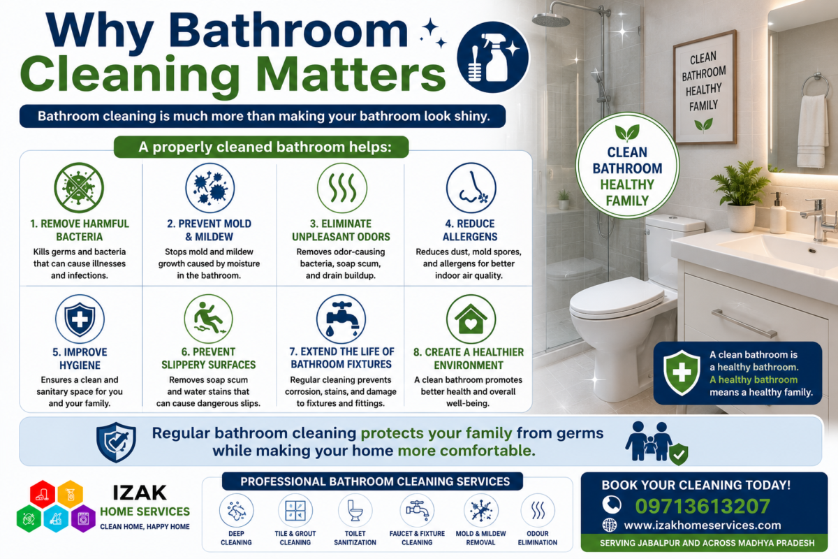 Why Bathroom Cleaning Matters