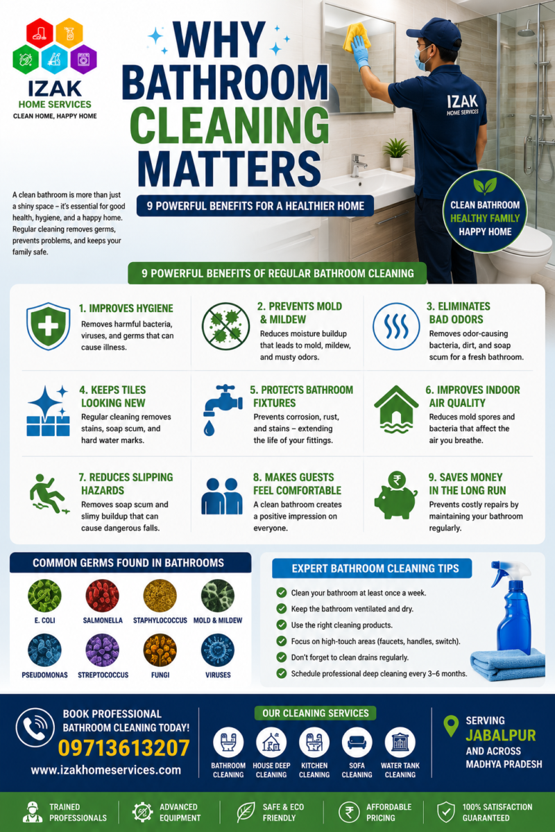 Why Bathroom Cleaning Matters The Complete Guide to a Cleaner, Healthier Bathroom