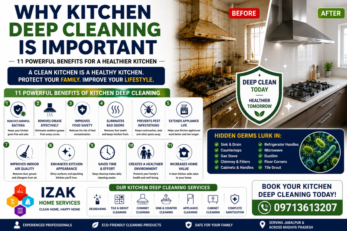 Why Kitchen Deep Cleaning Is Important